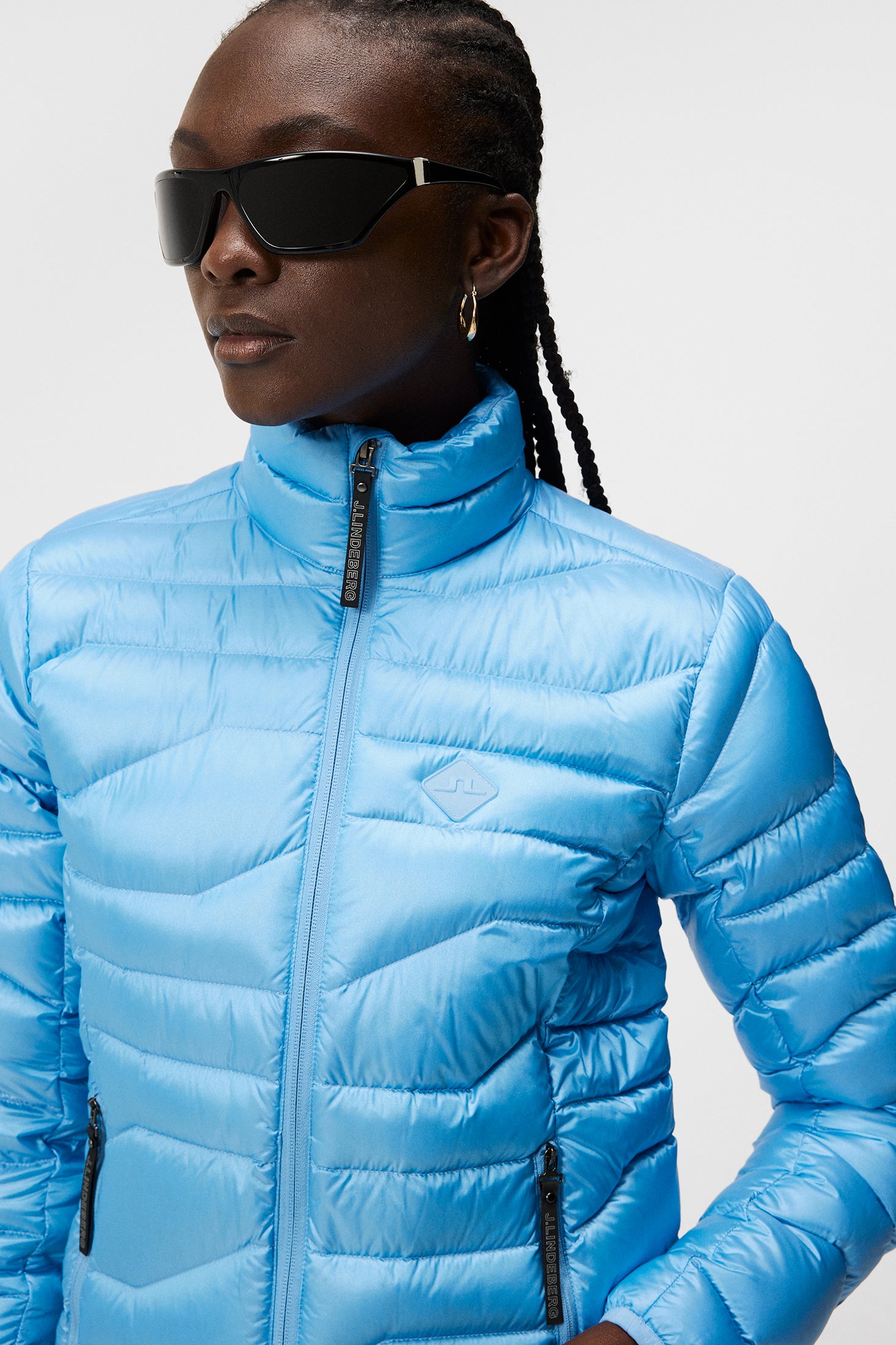 Womens thin hot sale down jacket