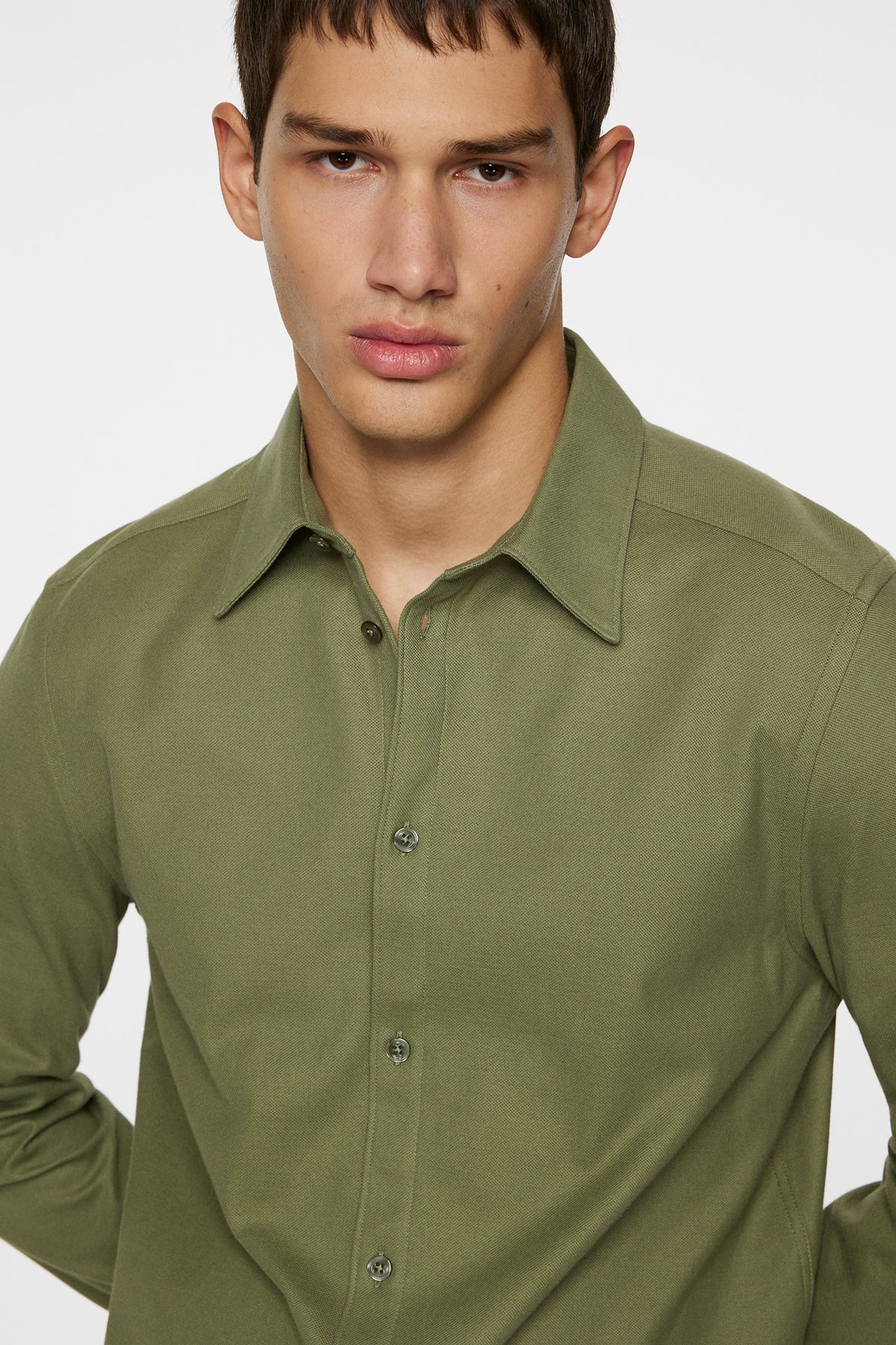 Marlon Jersey Shirt / Olivine