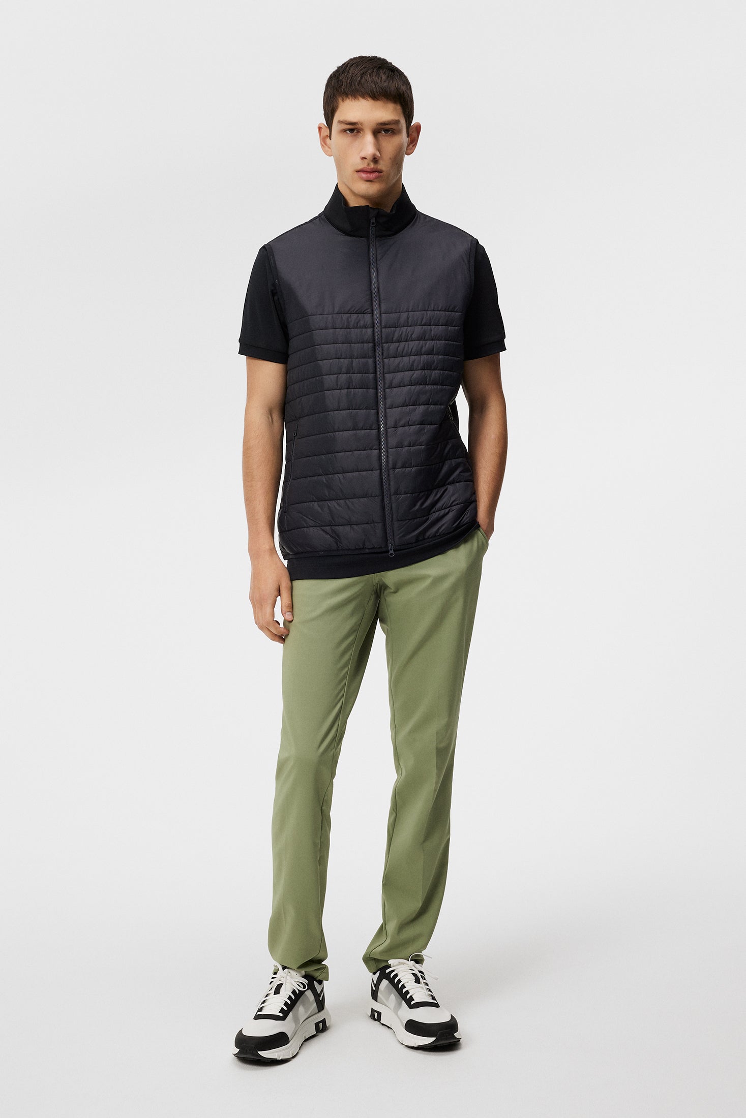 Martino Quilt Hybrid Vest / Black – J.Lindeberg