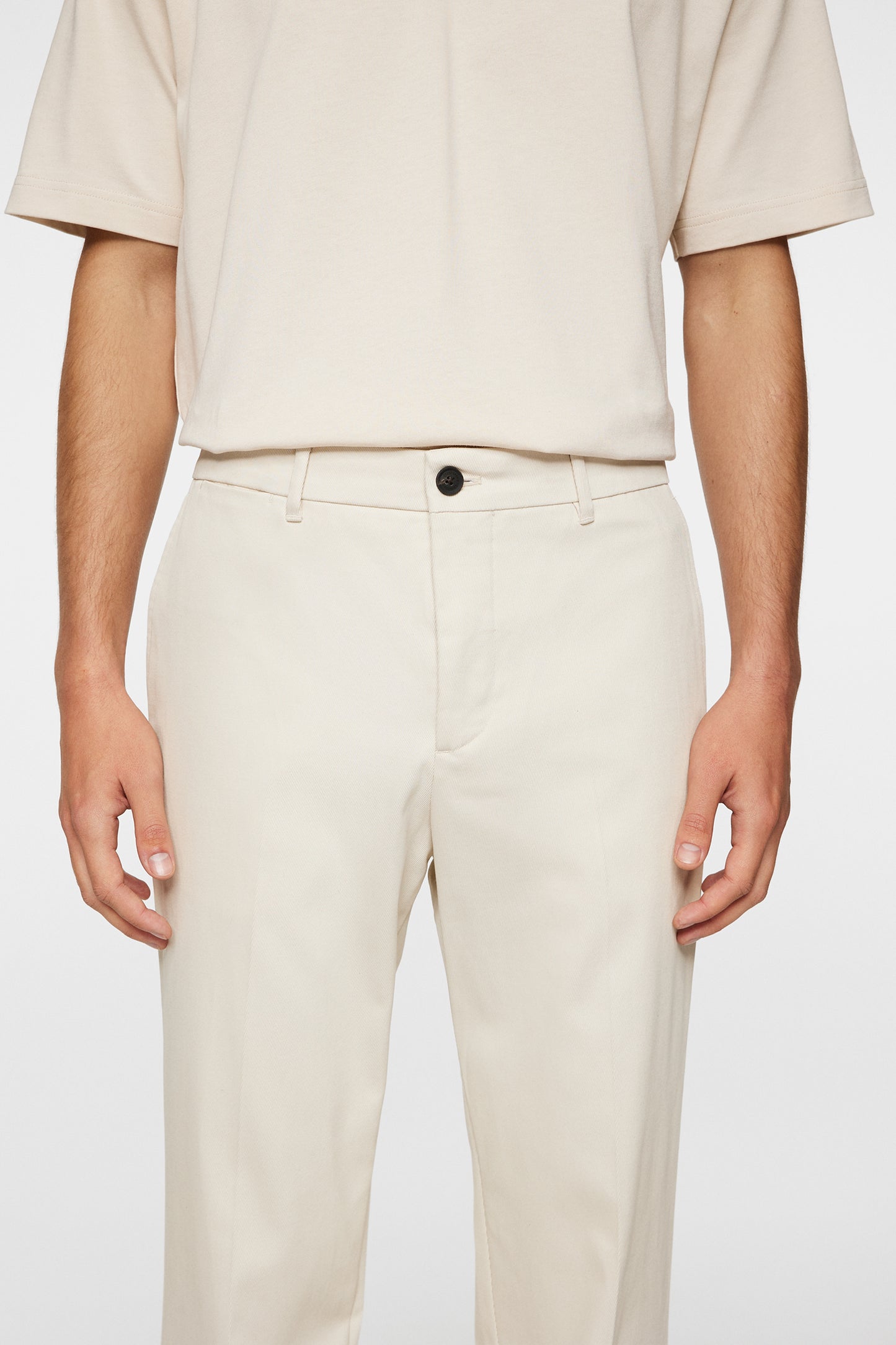 Lois T Cotton Twill Pant / Moonbeam