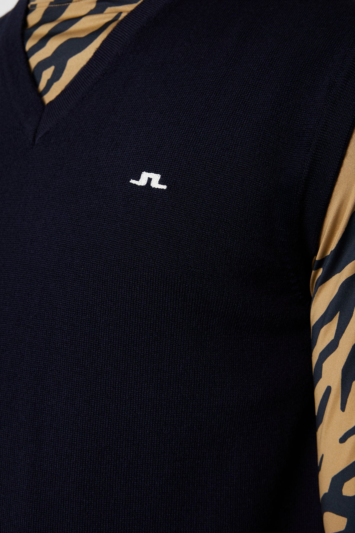 Liam Knitted Vest / JL Navy