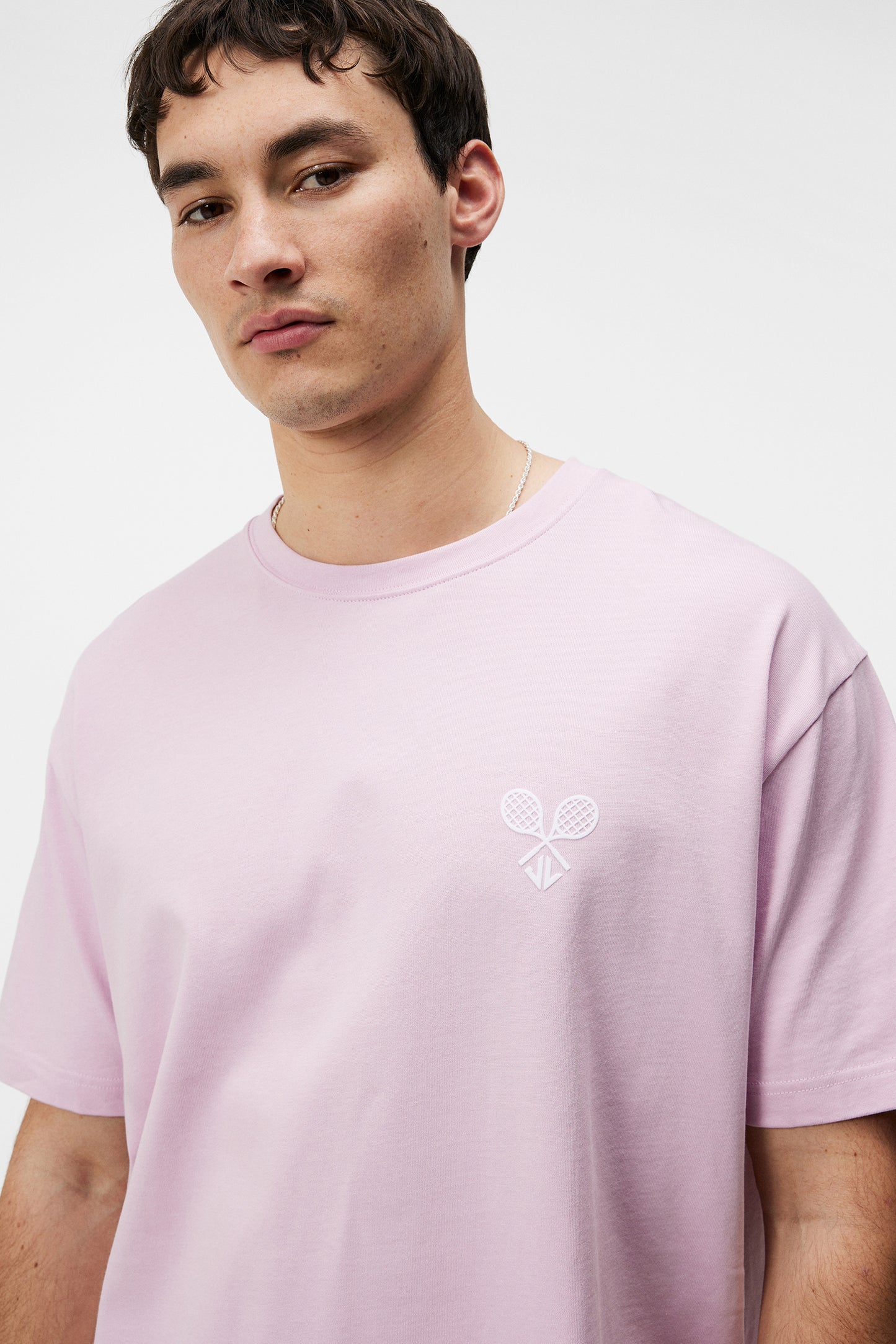 Tjorn Boxy Printed T-shirt / Pink Lavender