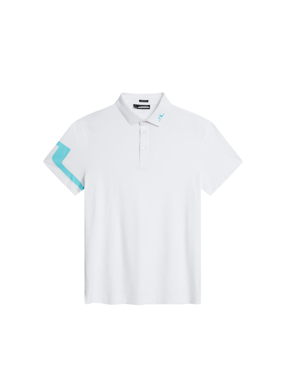 Heath Regular Fit Polo / White