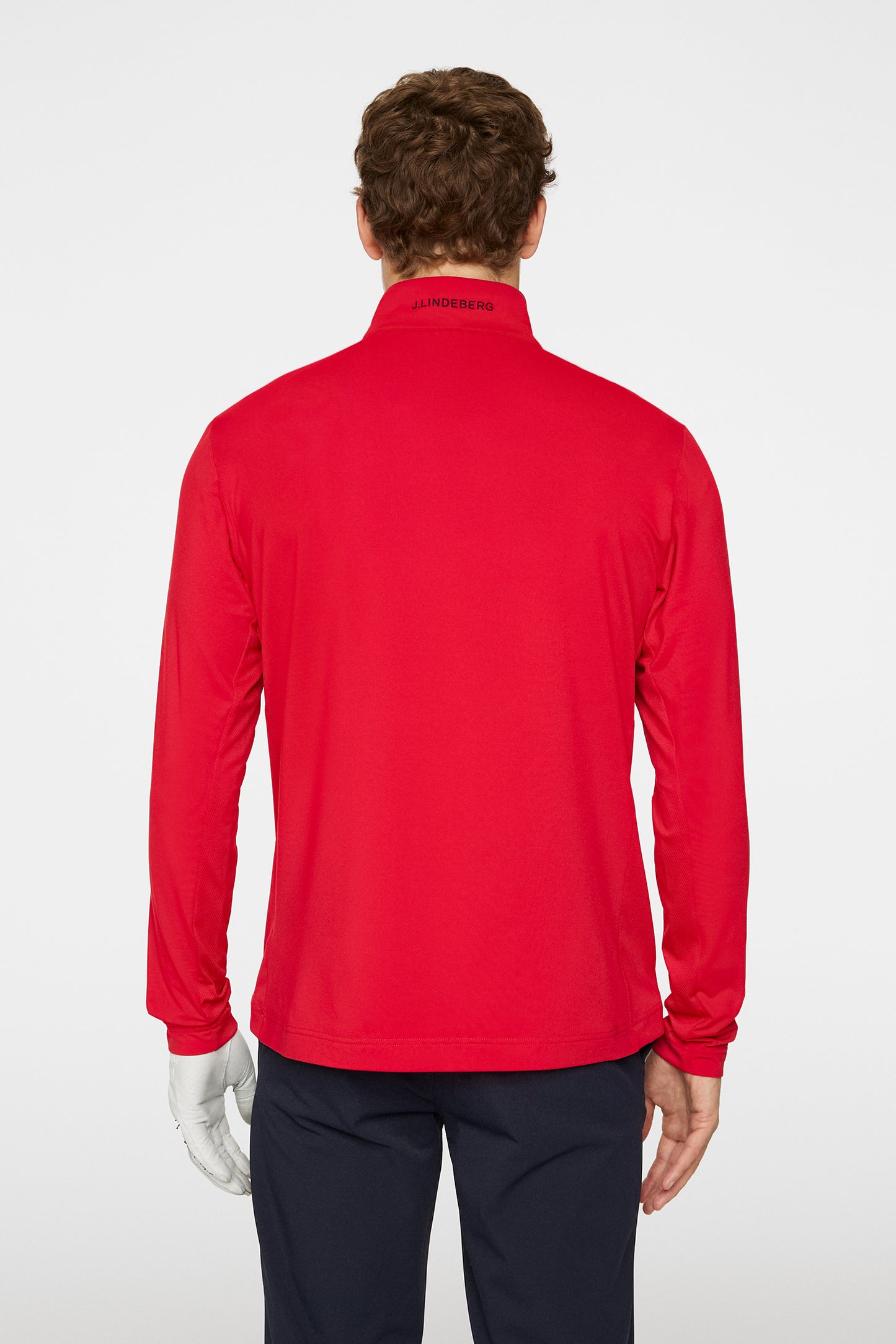 Luke Quarter Zip Mid Layer / Barbados Cherry