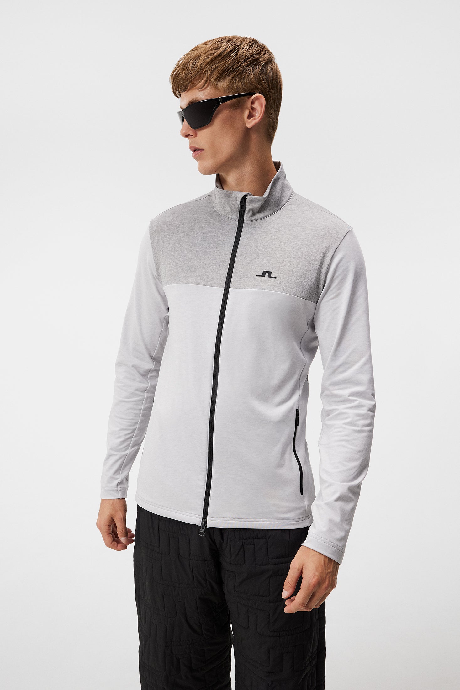 Banks Mid Layer / Light Grey Melange – J.Lindeberg