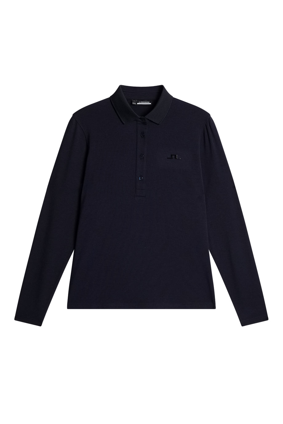 Flor Long Sleeve Polo / Navy Melange