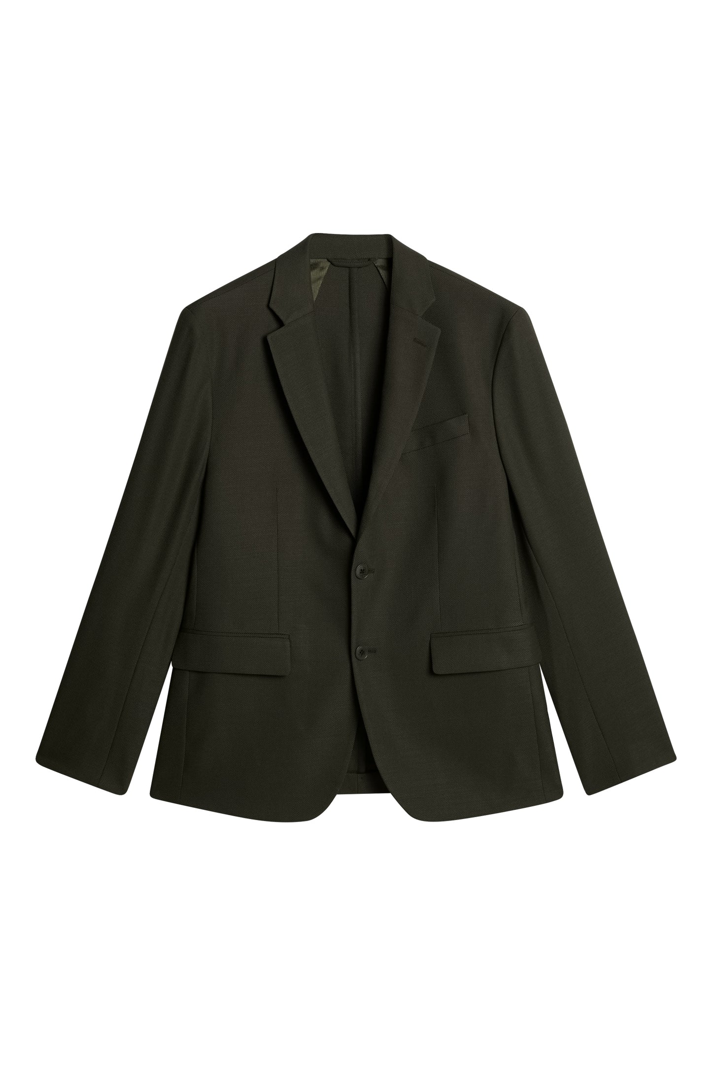 Elton U Active Hopsack Blazer / Forest Green