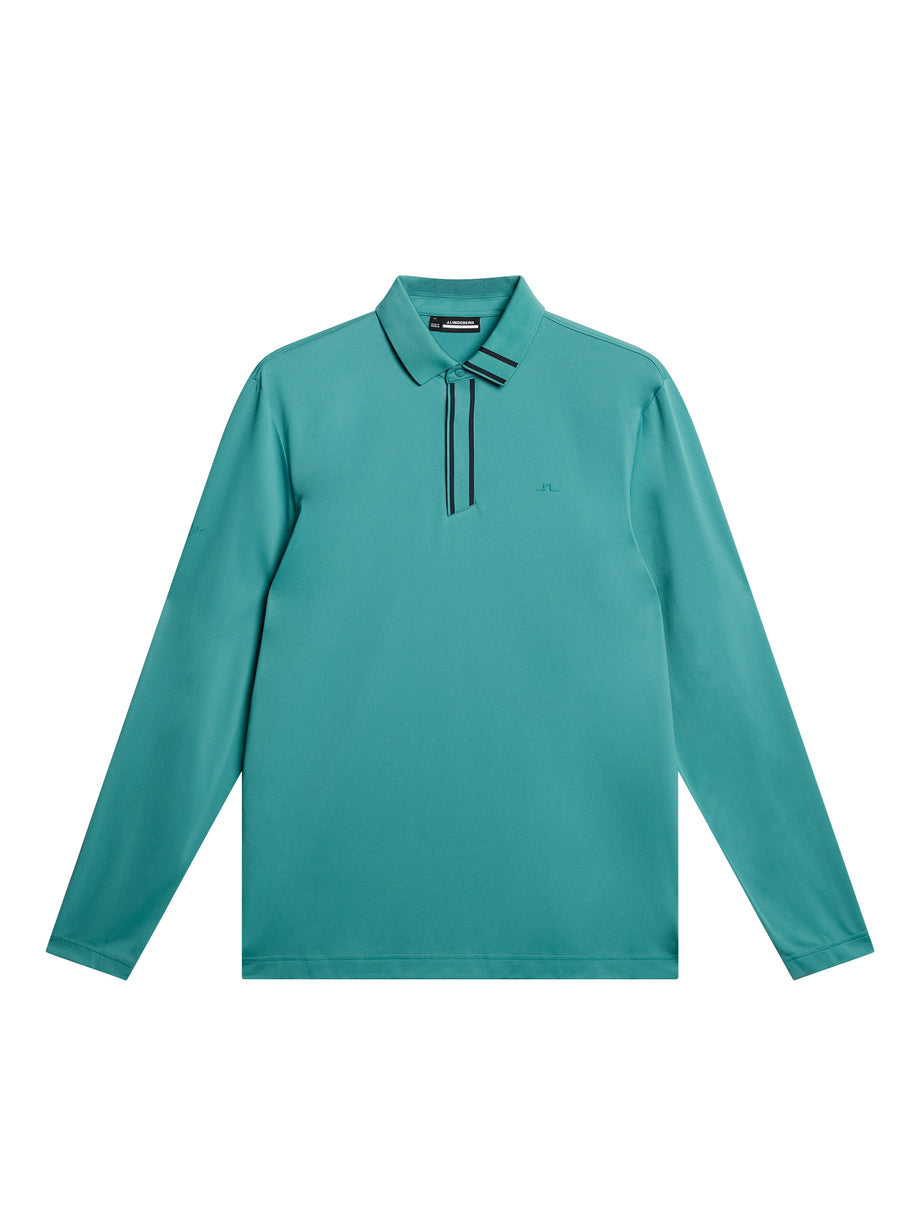 Viktor Long Sleeve Polo / Teal