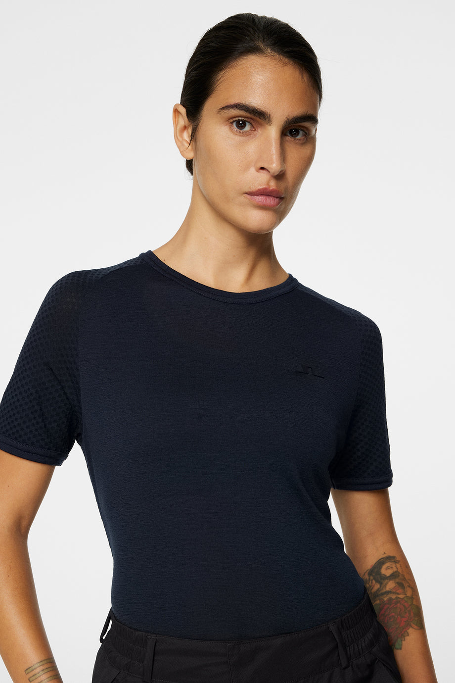 Bella Wool T-shirt / JL Navy