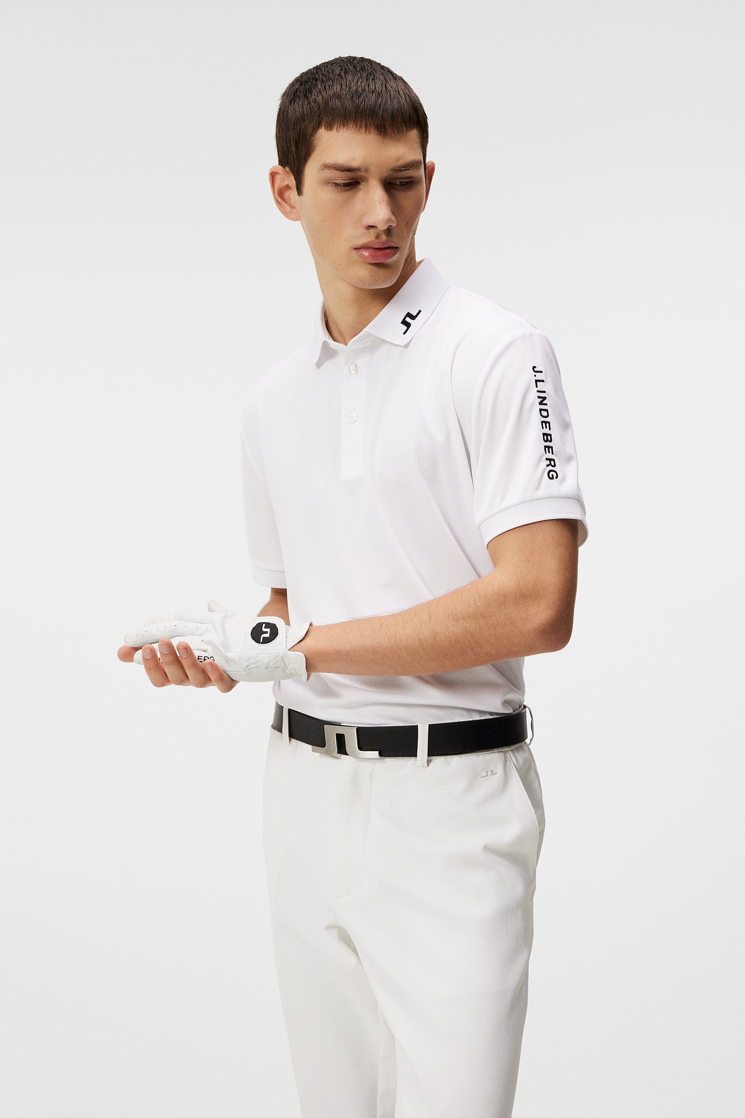 Tour Tech Reg Fit Golf Polo / White