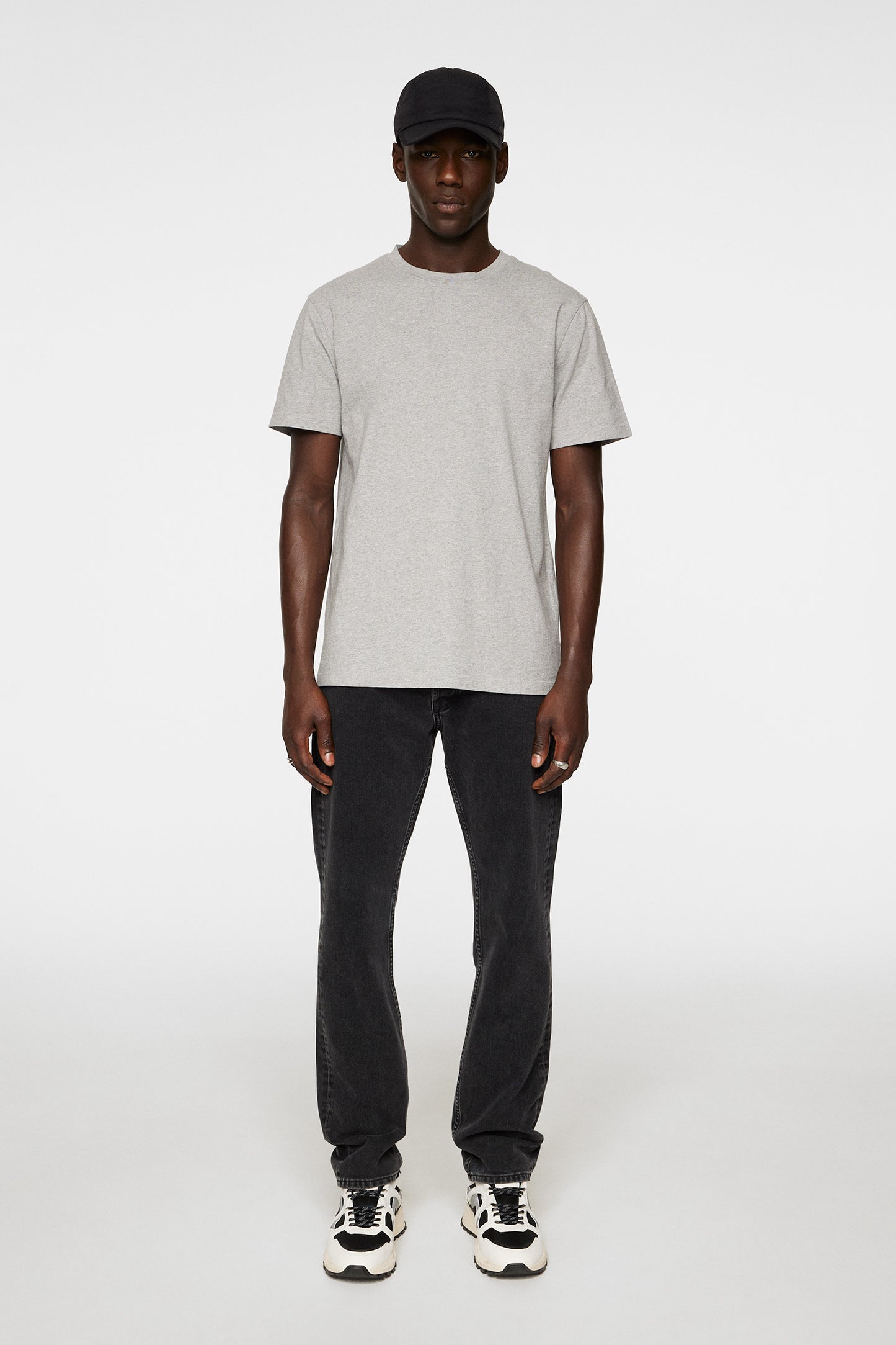 Sid Basic T-Shirt / Light Grey Melange