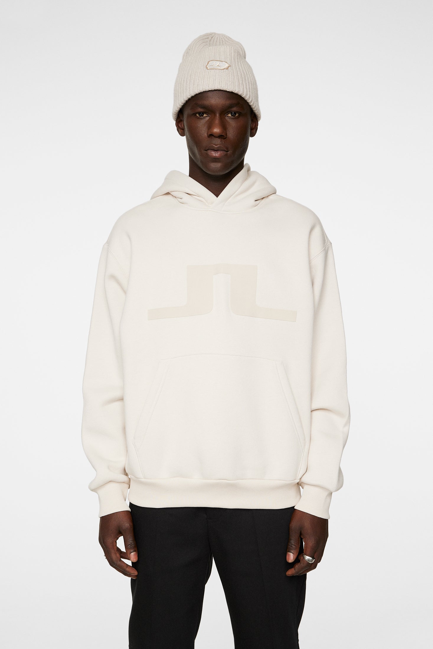 Karson Graphic Hoodie Moonbeam J.Lindeberg