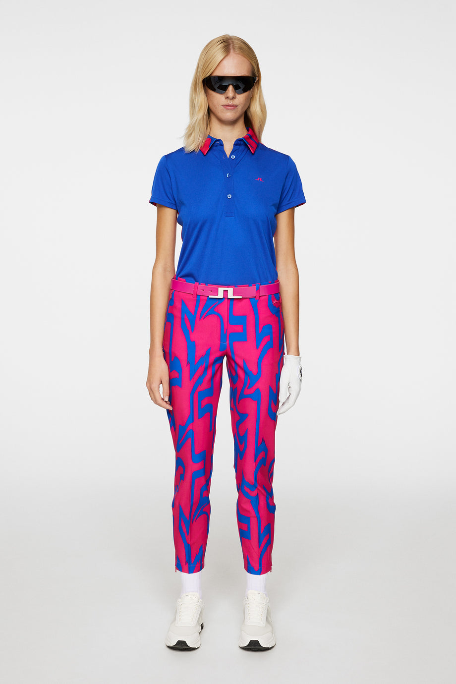 Pia Print Pant / Glitch Bridge Pink