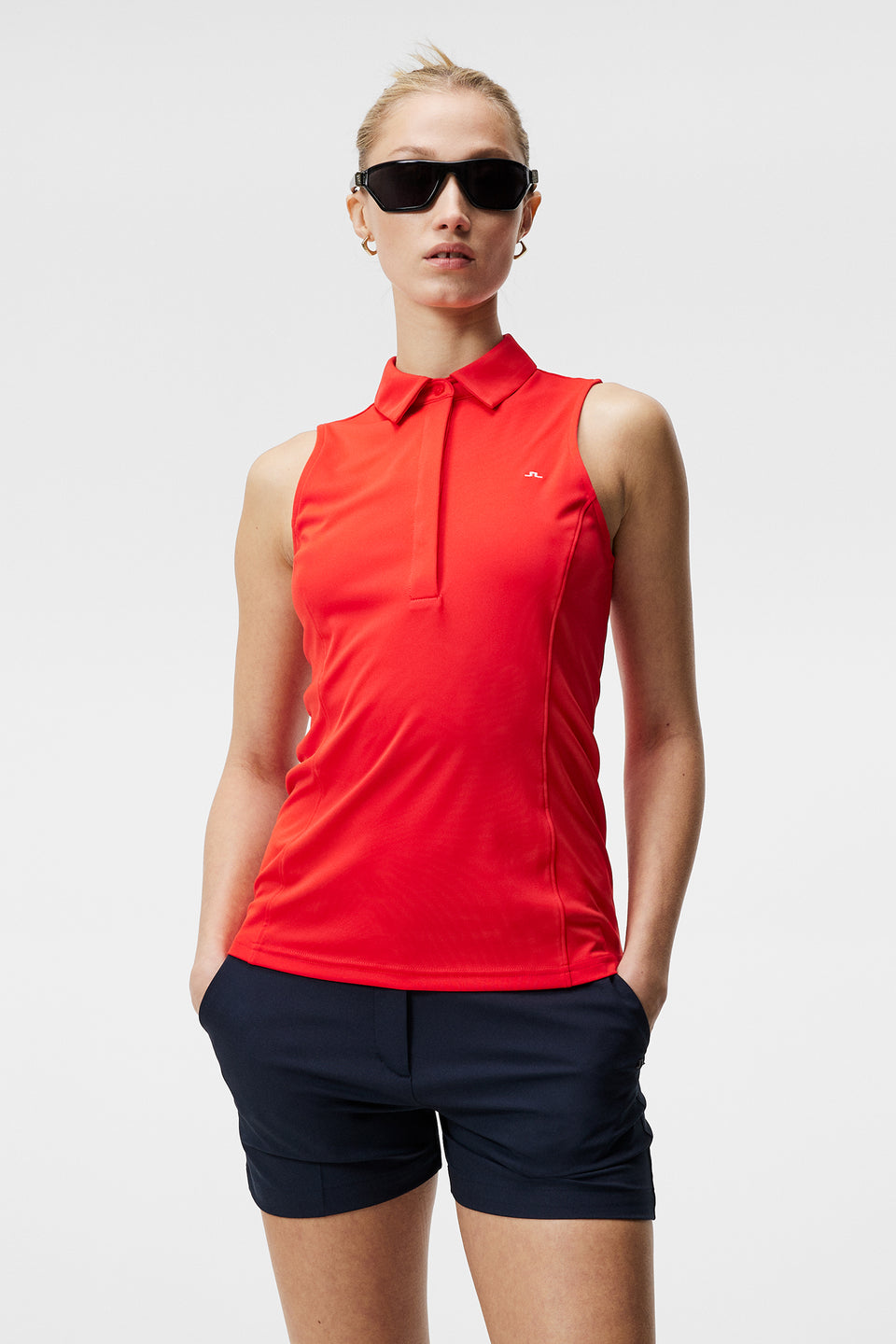 Dena Sleeveless Top / Fiery Red