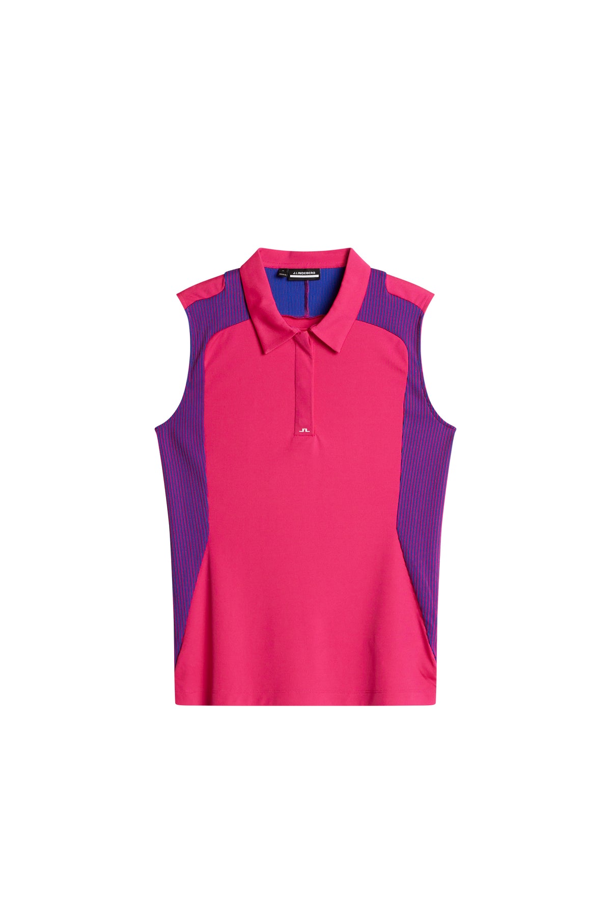 Betsy Sleeveless Polo / Pink Peacock