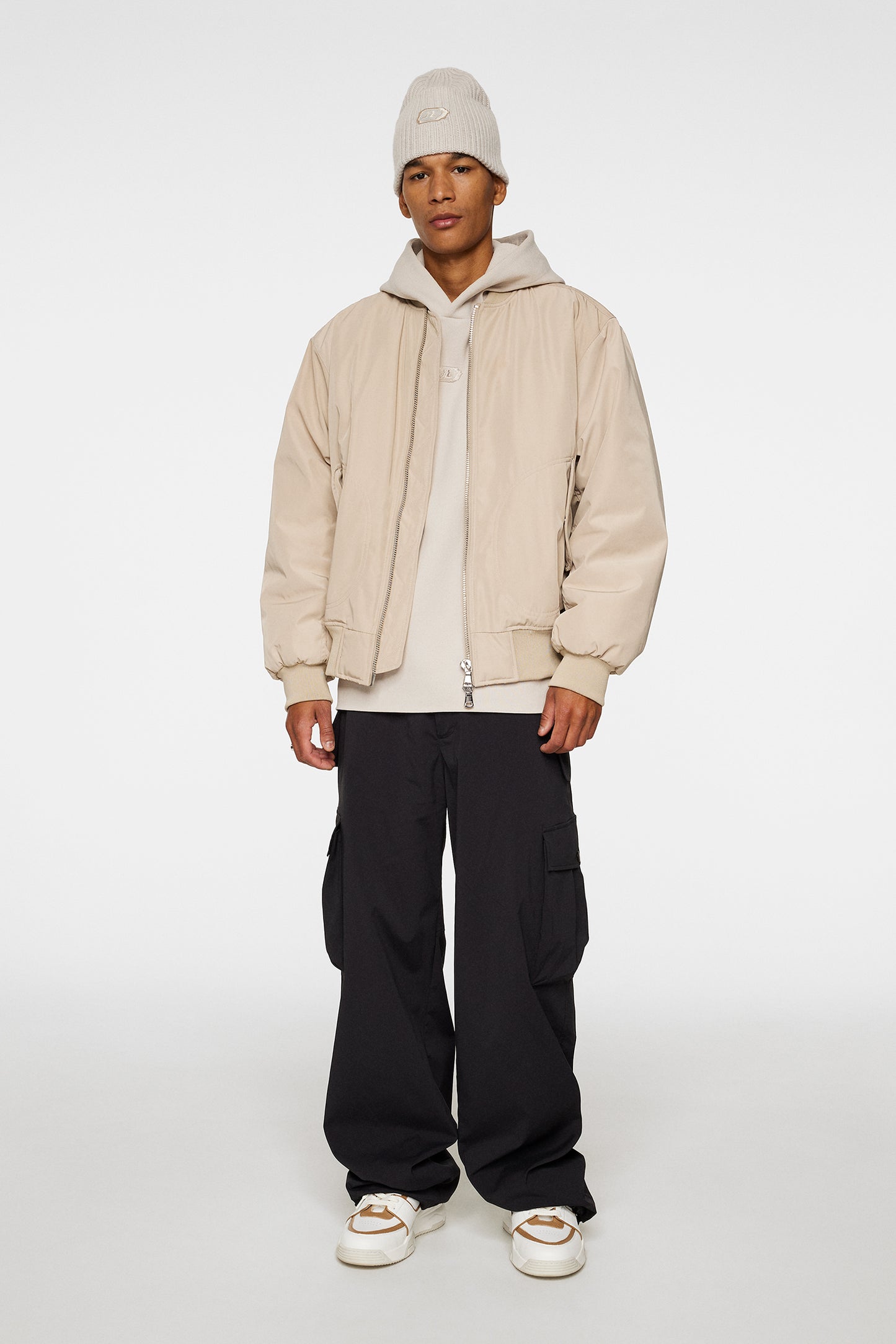 Bradley Bomber Jacket / Moonbeam