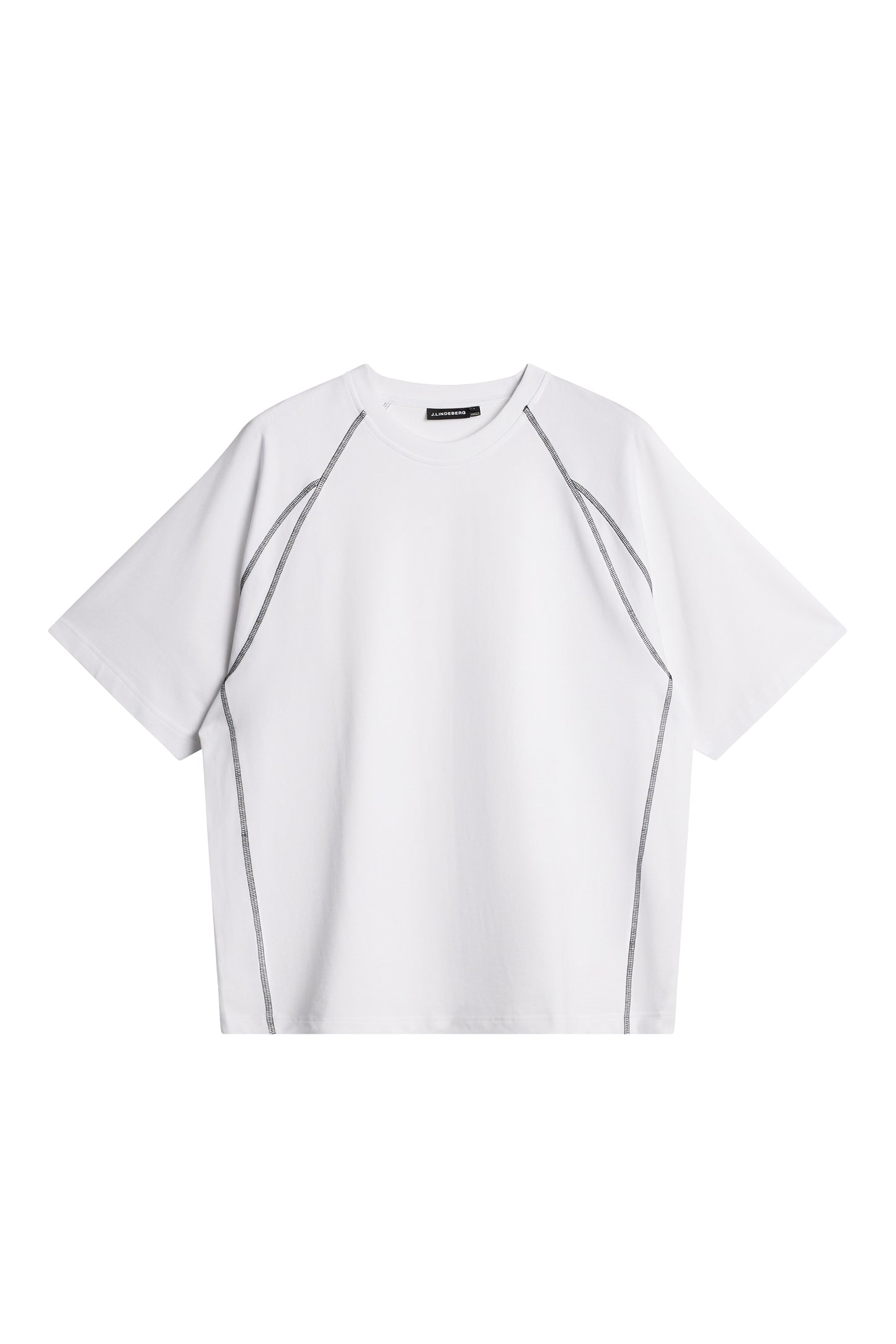 Corado Contrast Seam T-Shirt / White