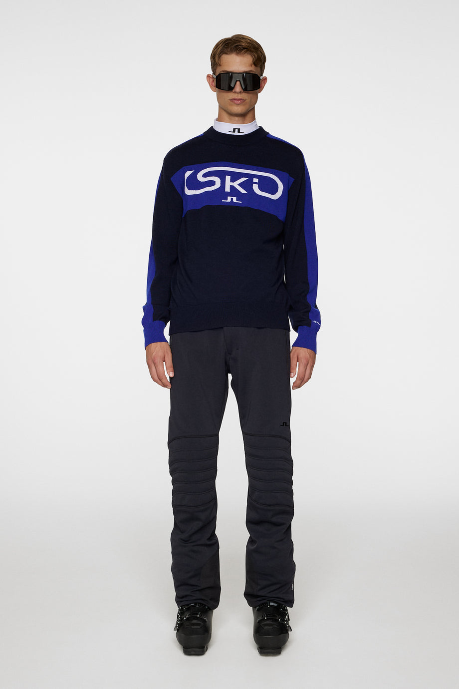 Kirby Knitted Sweater / JL Navy