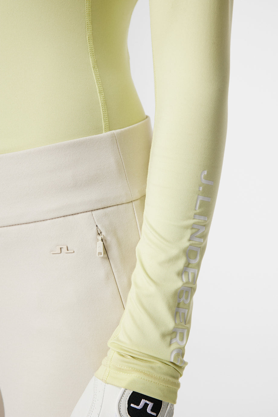 Asa Soft Compression Top / Pale Lime Yellow