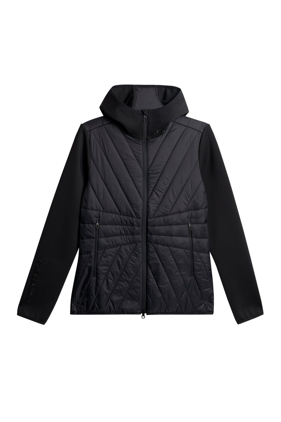 Holma Quilt Hybrid Hood / Black