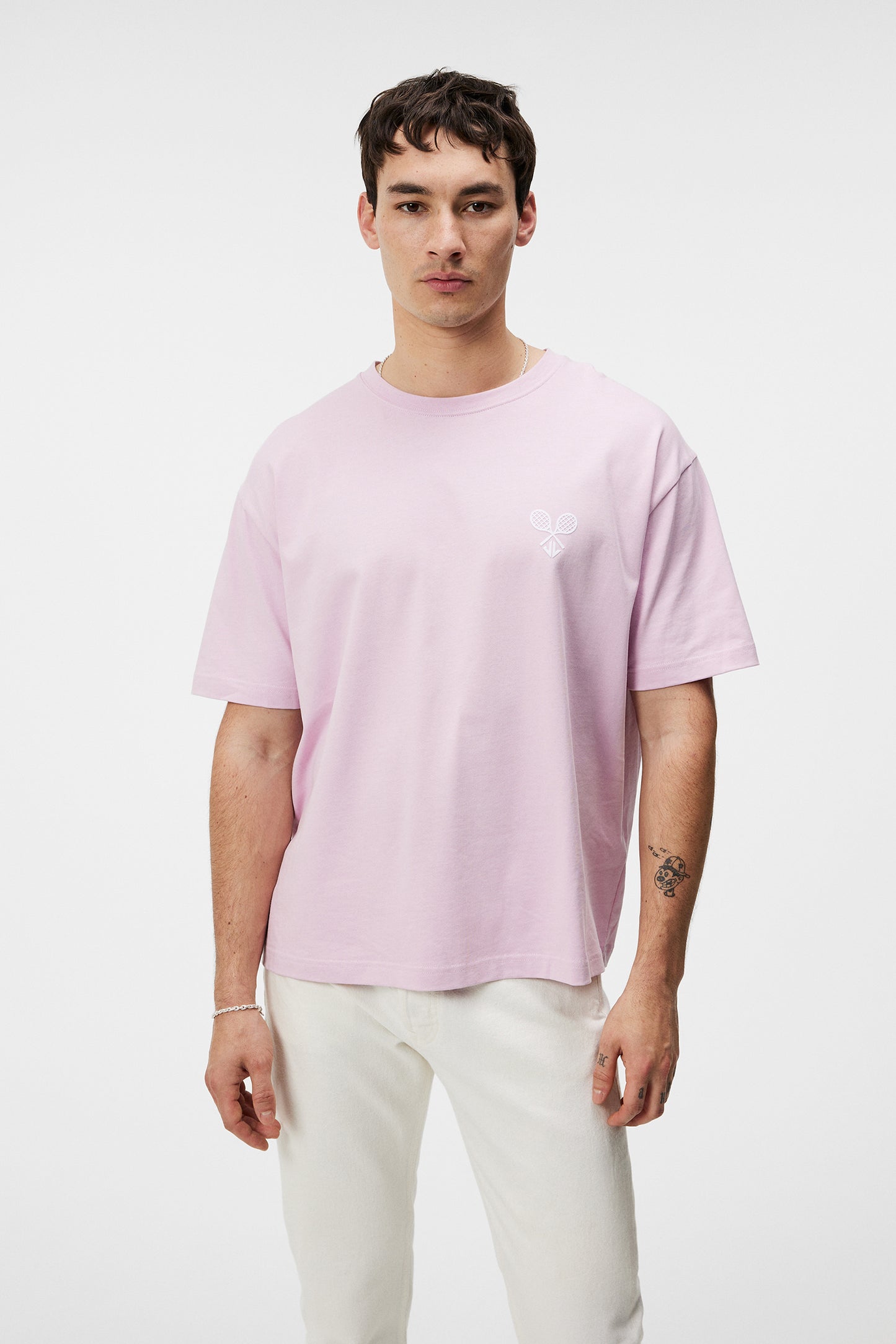 Tjorn Boxy Printed T-shirt / Pink Lavender