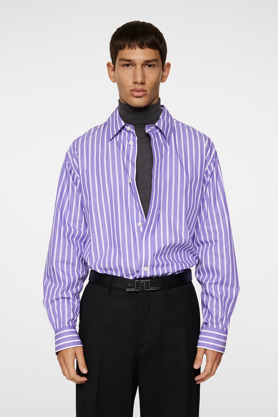 Howard Bold YD Stripe Shirt / Bougainvillea