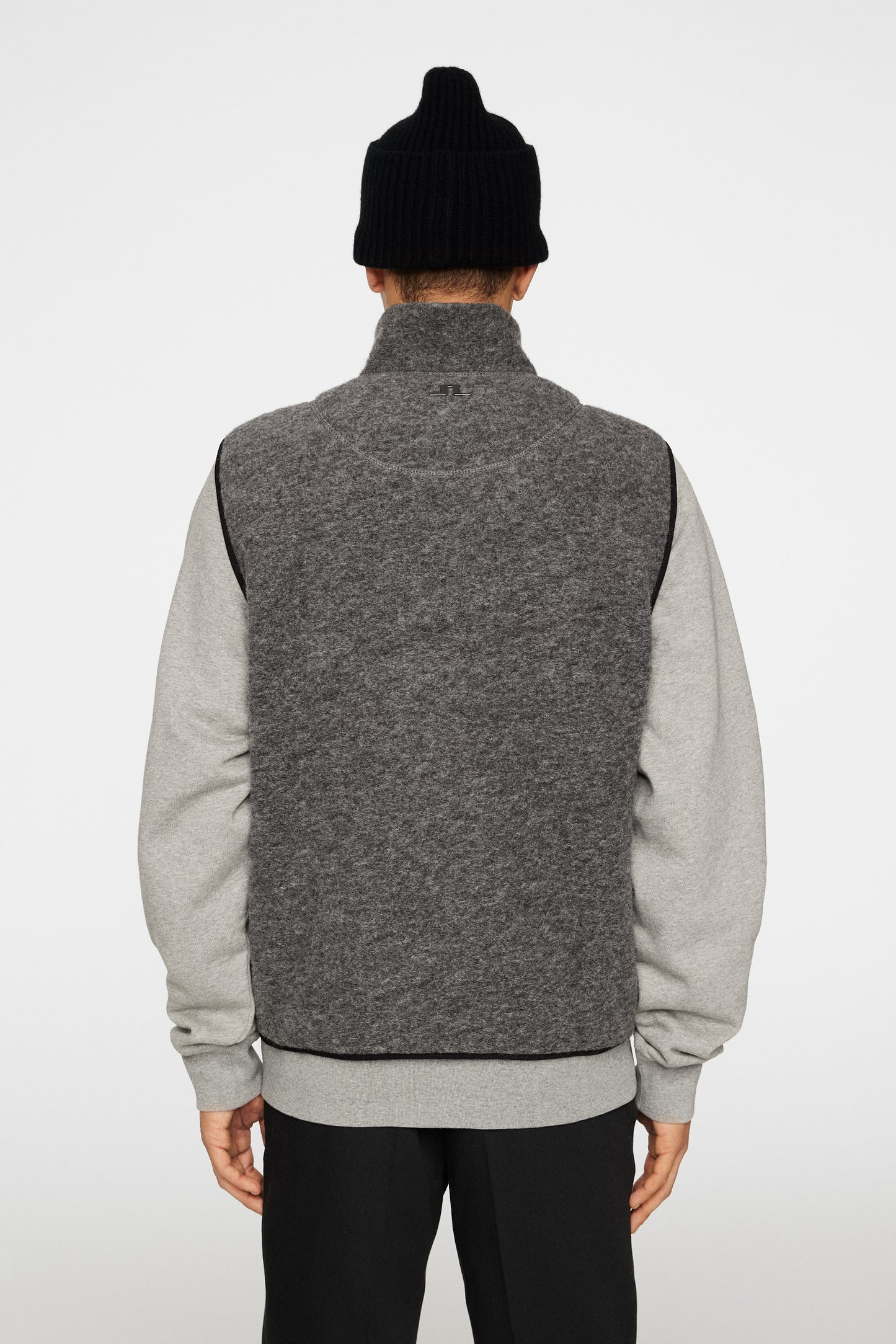 Duncan Wool Fleece Vest / Light Grey Melange