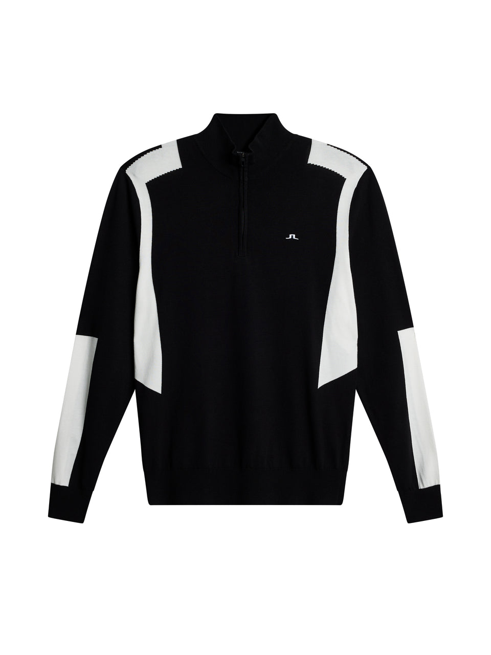 Kendrick Knitted Zip Sweater / Black