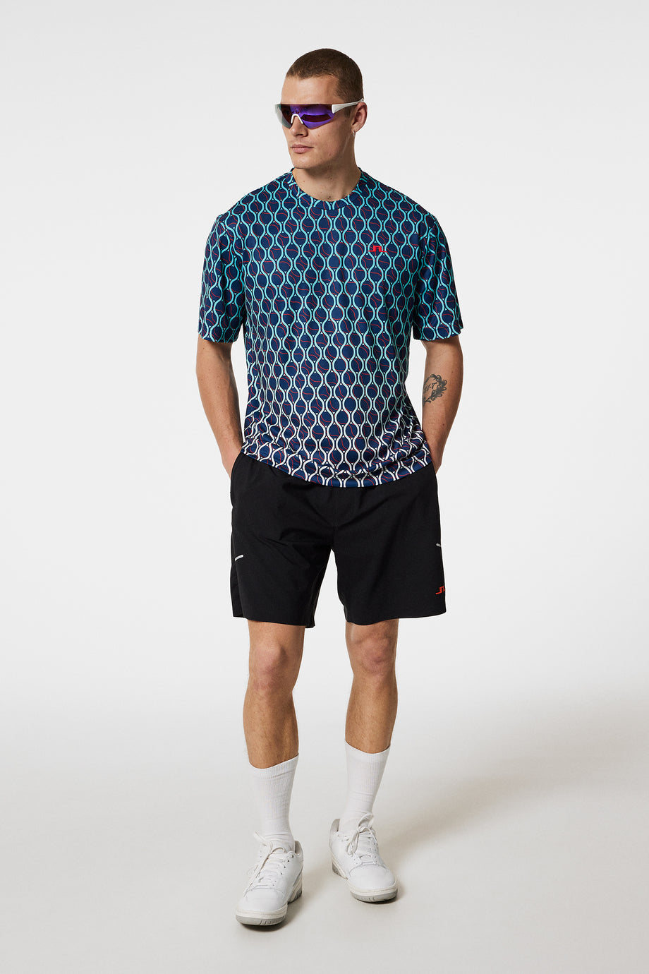 Ade Print T-shirt / Racket Fade Estate