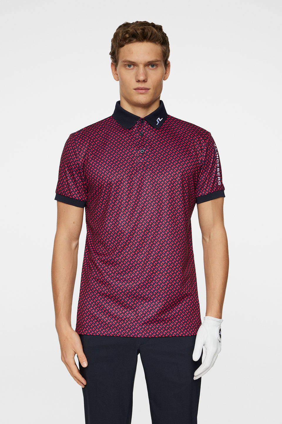 Tour Tech Print Polo / Tour Geo Navy S