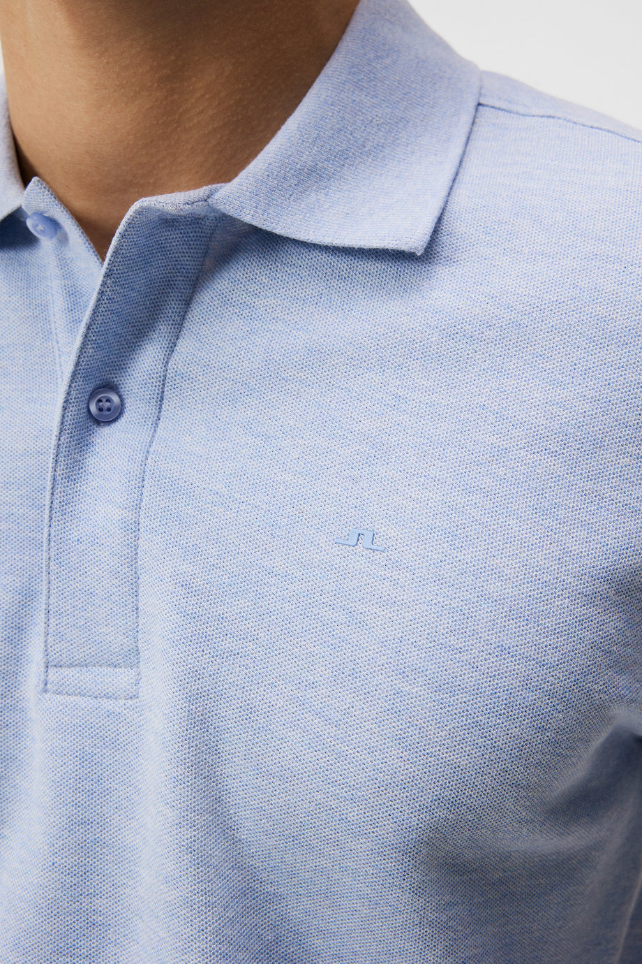 Troy Polo Shirt / Chambray Blue Melange