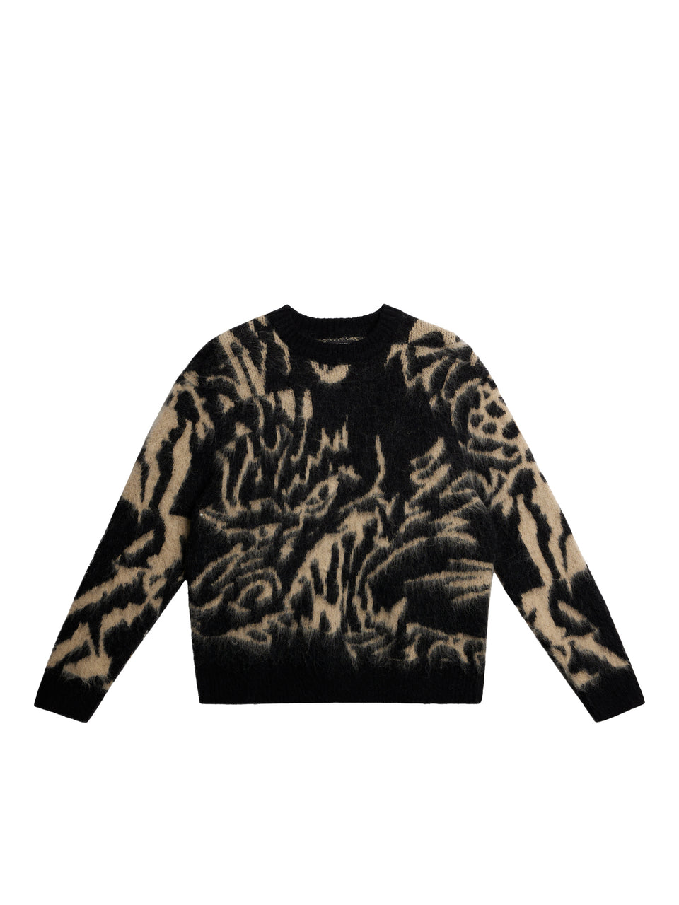 Falkor Jacquard Knit Sweater / Black