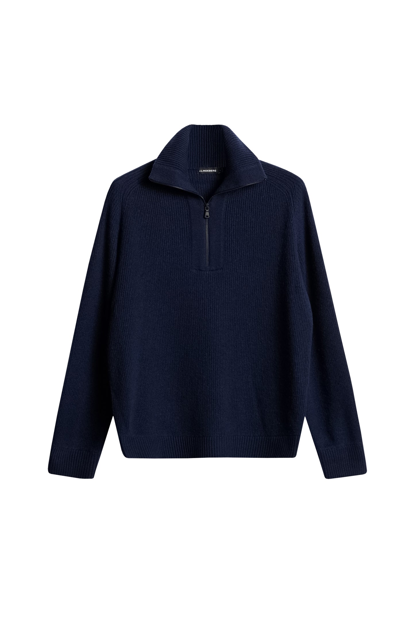 Wilmer Quarter Zip Knit / JL Navy