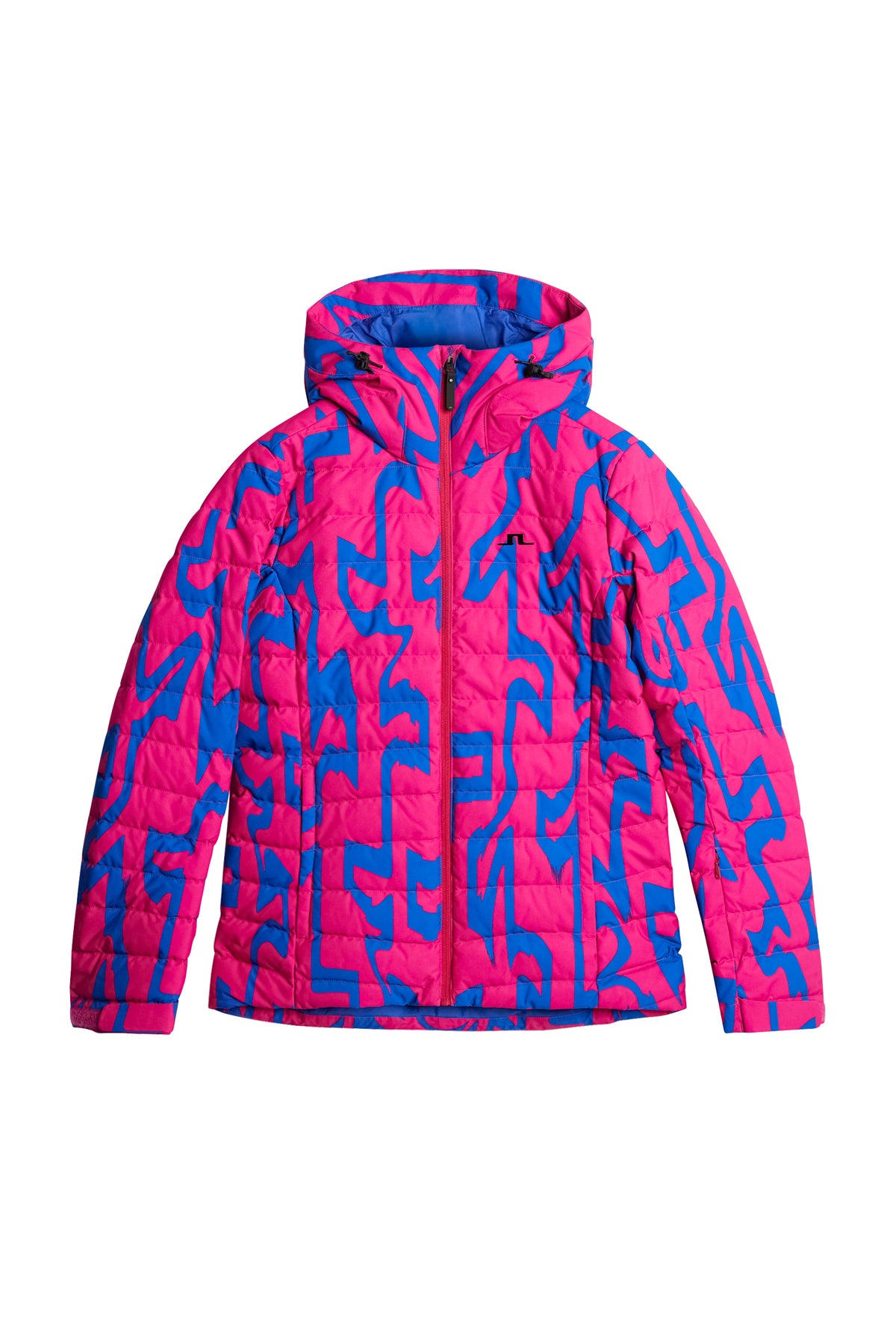 W Thermic Down Jacket Printed / Glitch Bridge Pink