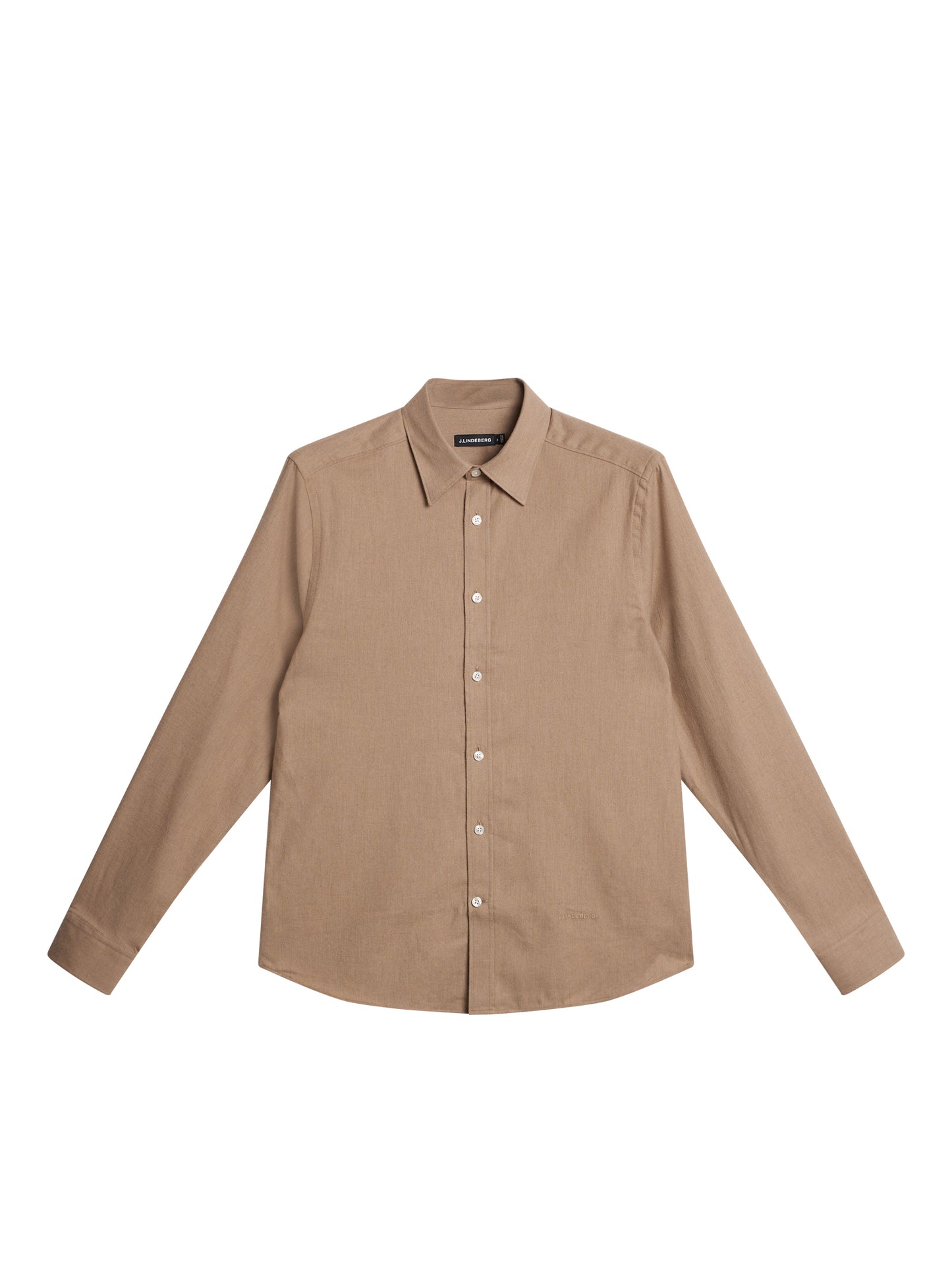 Light Flannel Slim Shirt / Tiger Brown