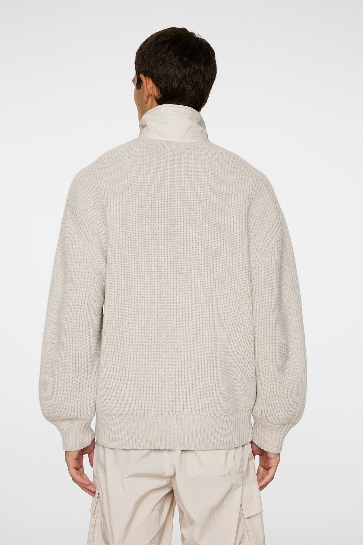 Cole Hybrid Knit Quarter Zip / Moonbeam