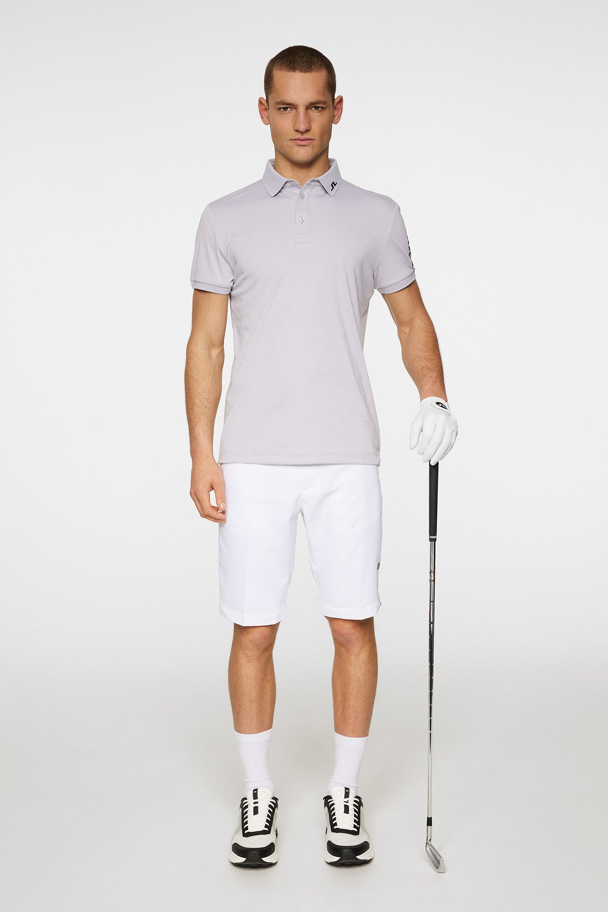 Tour Tech Polo / Light Grey Melange