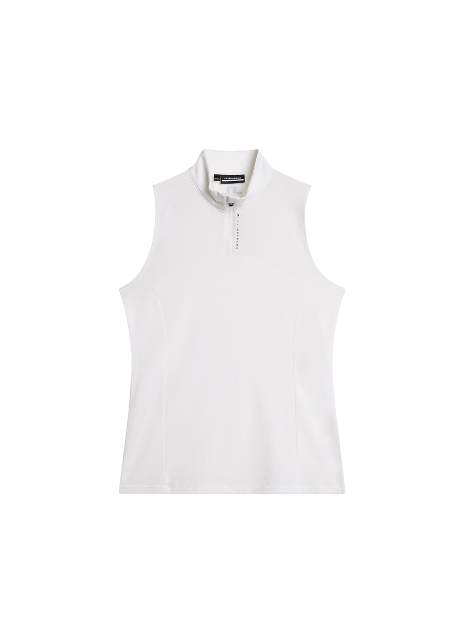 Tiana Sleeveless Top / White