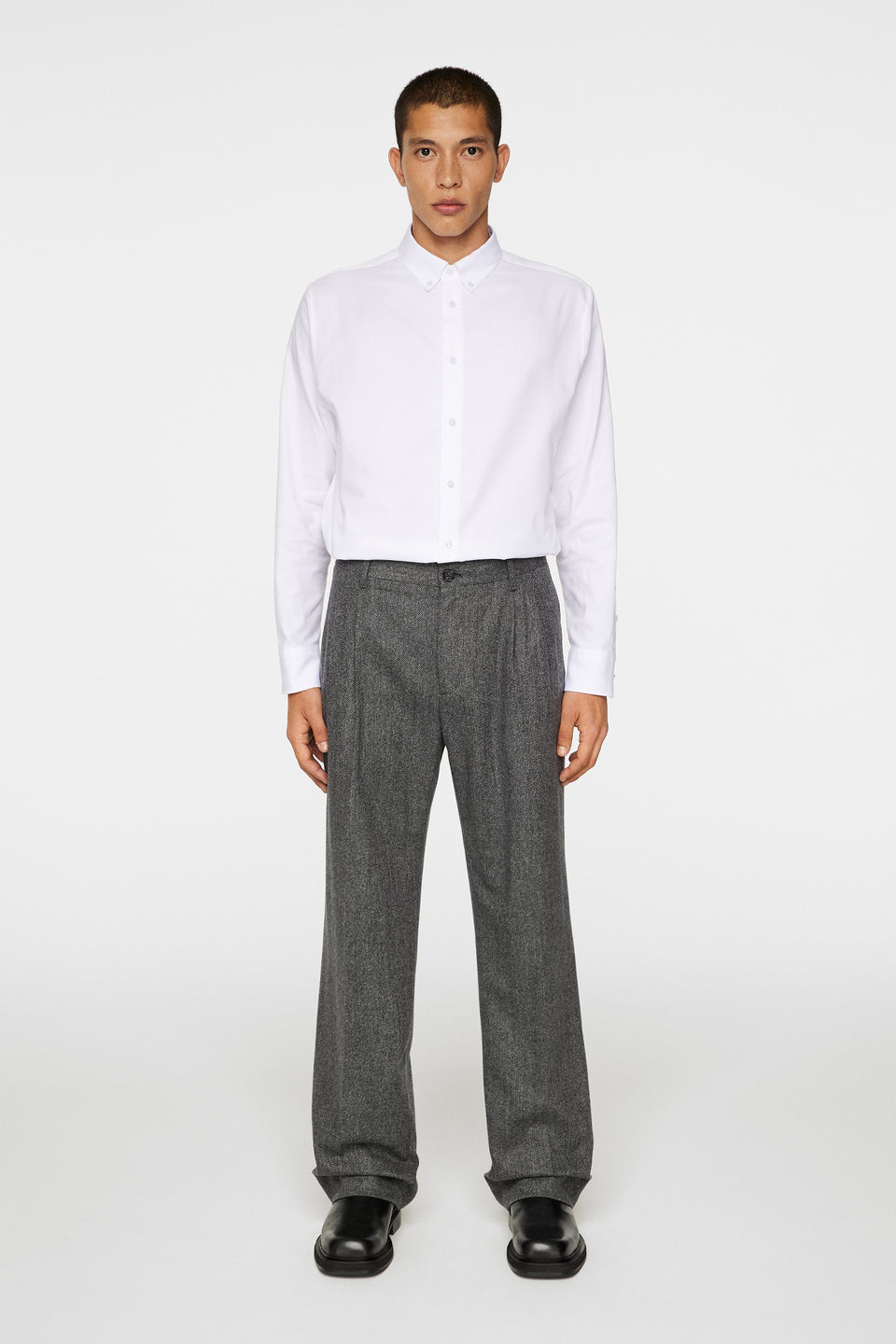 Haij Double Pleat Pants / Night Owl