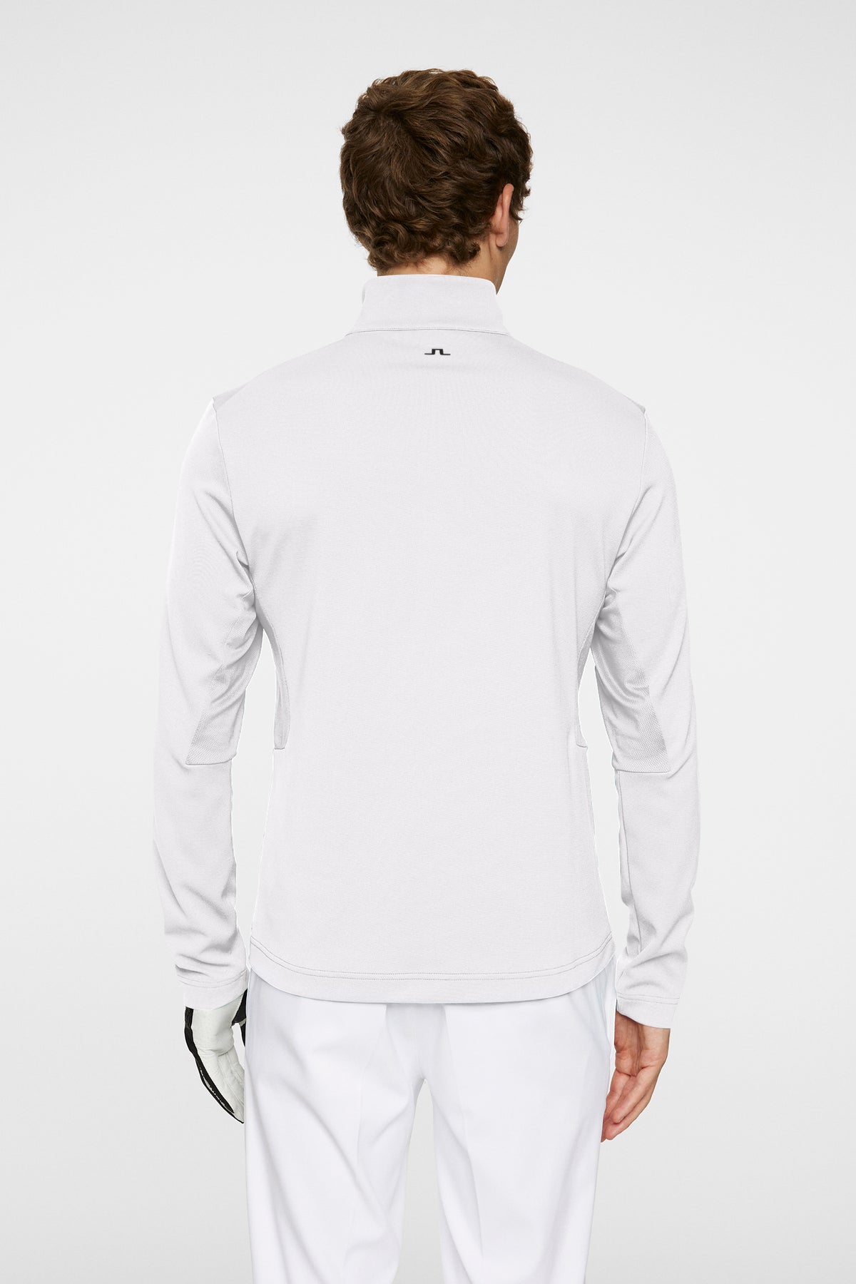 Leon Quarter Zip Mid Layer / White