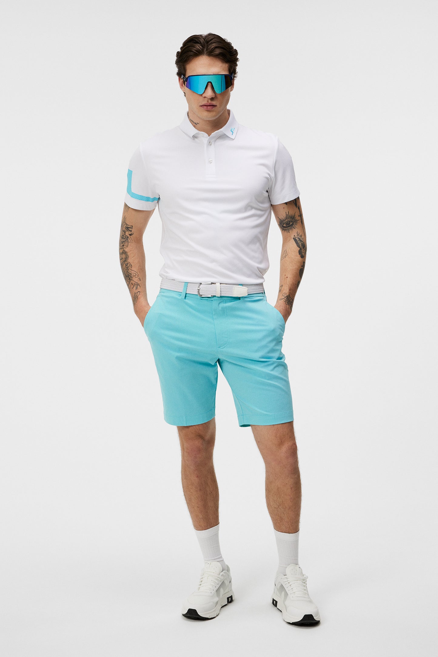 Heath Regular Fit Polo / White