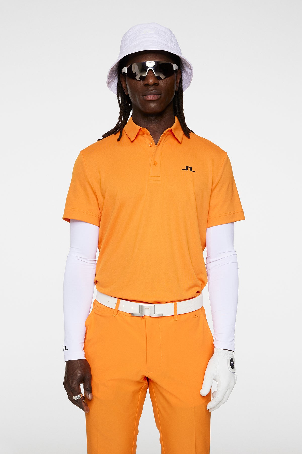 Peat Regular Fit Polo / Persimmon Orange