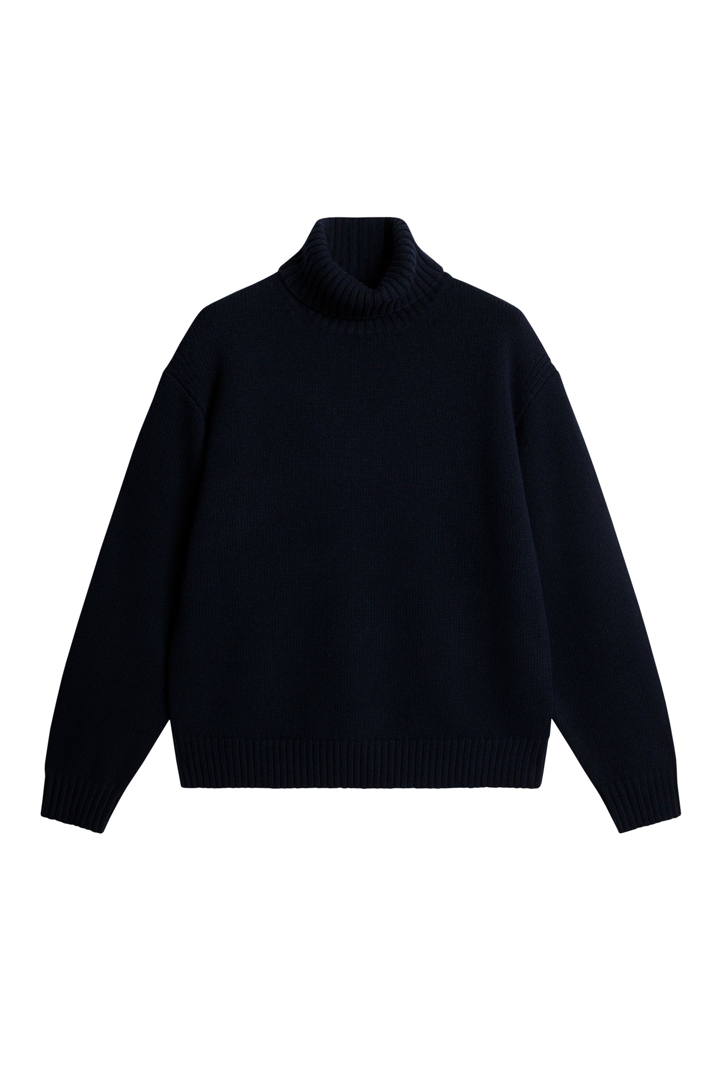 Todd Heavy Knit Turtleneck / JL Navy