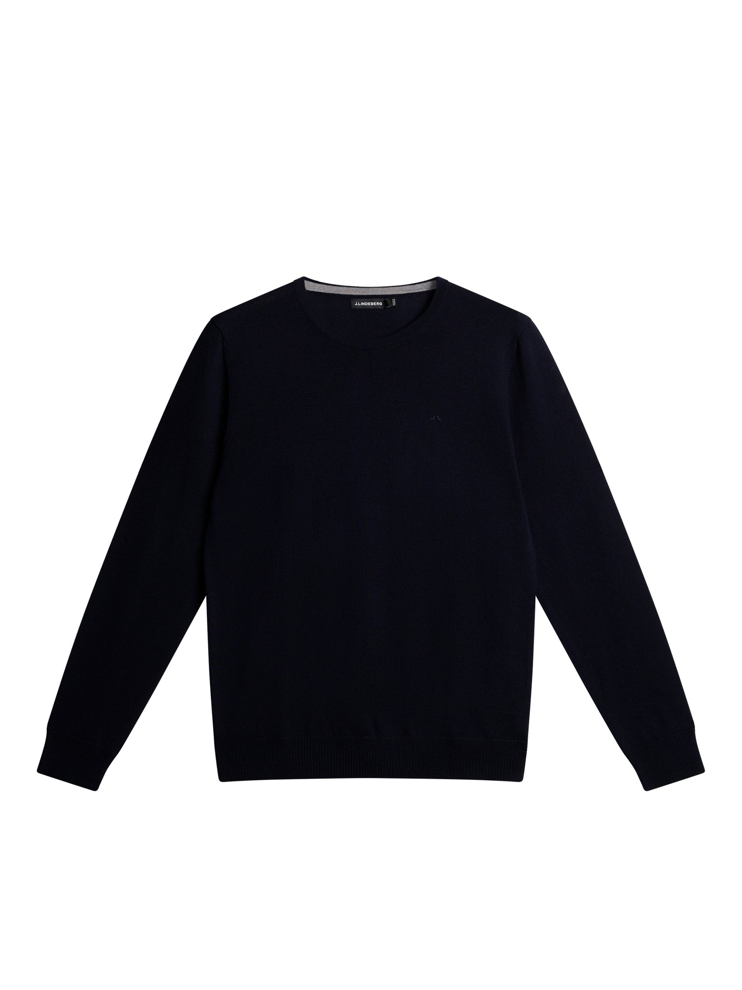 Lyle Merino Crew Neck Sweater / Navy