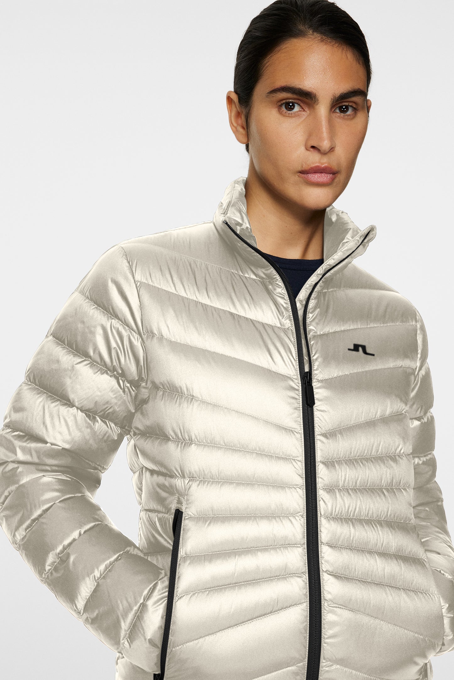 Lara Light Down Jacket / Moonbeam