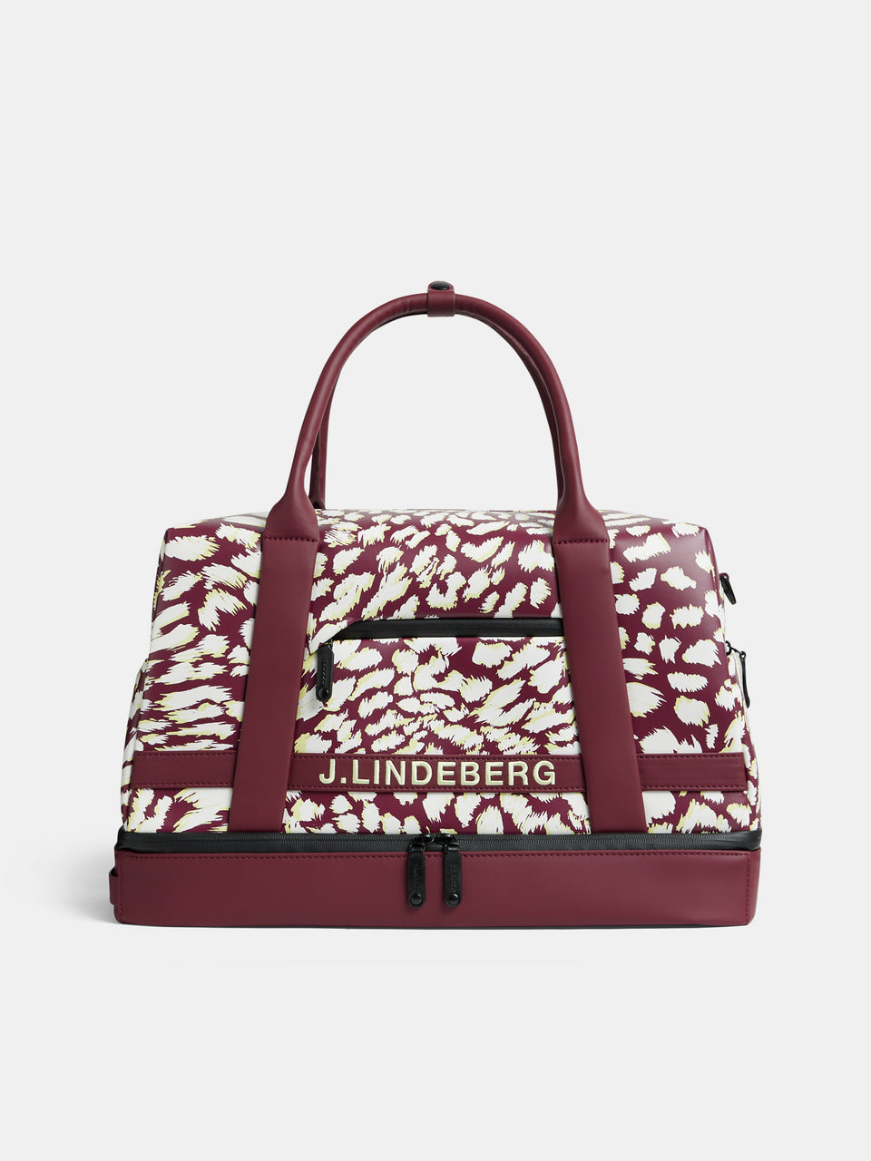 Boston Bag Print / Glitch Leo Lime