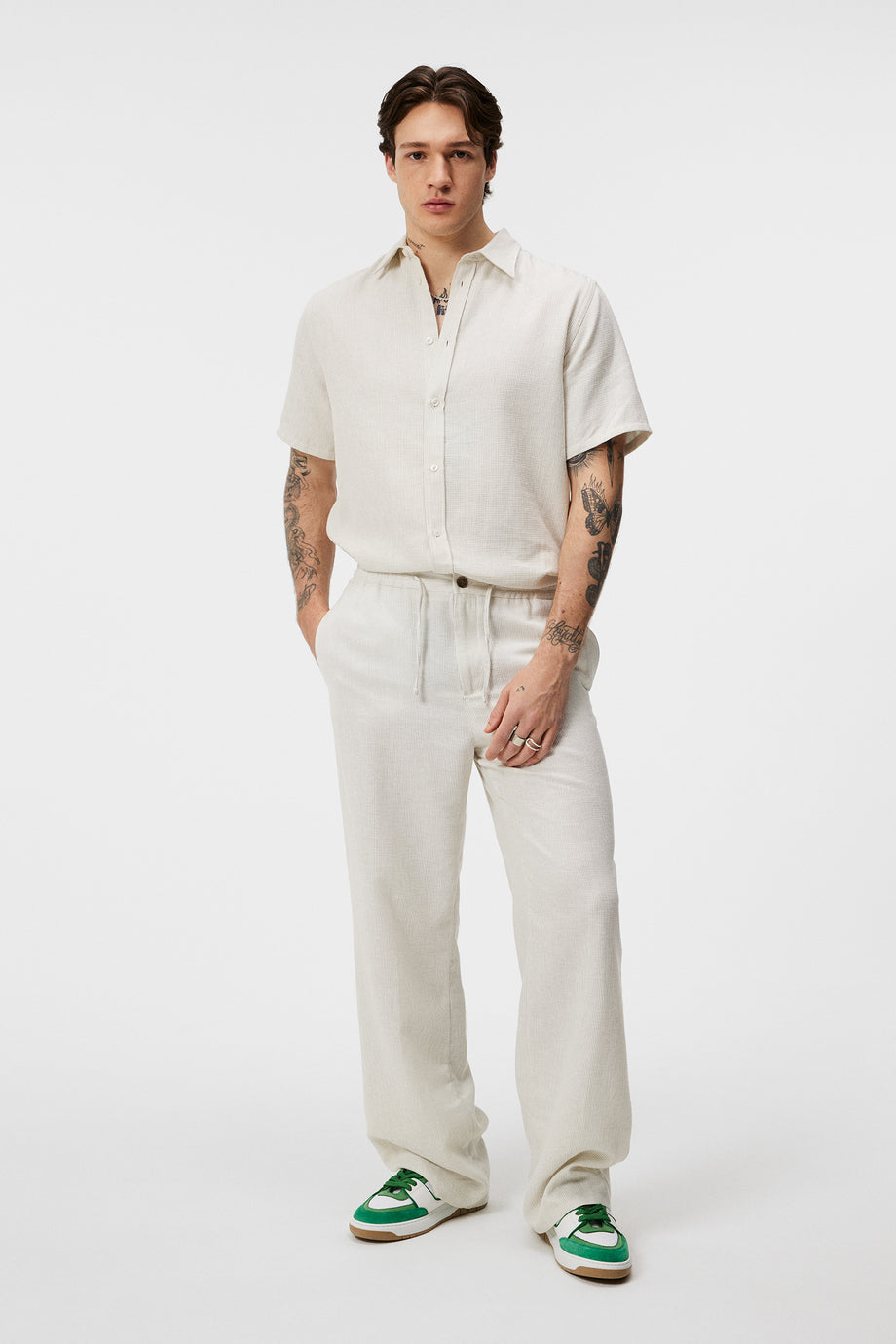 Noah Wide Pants / Safari Beige