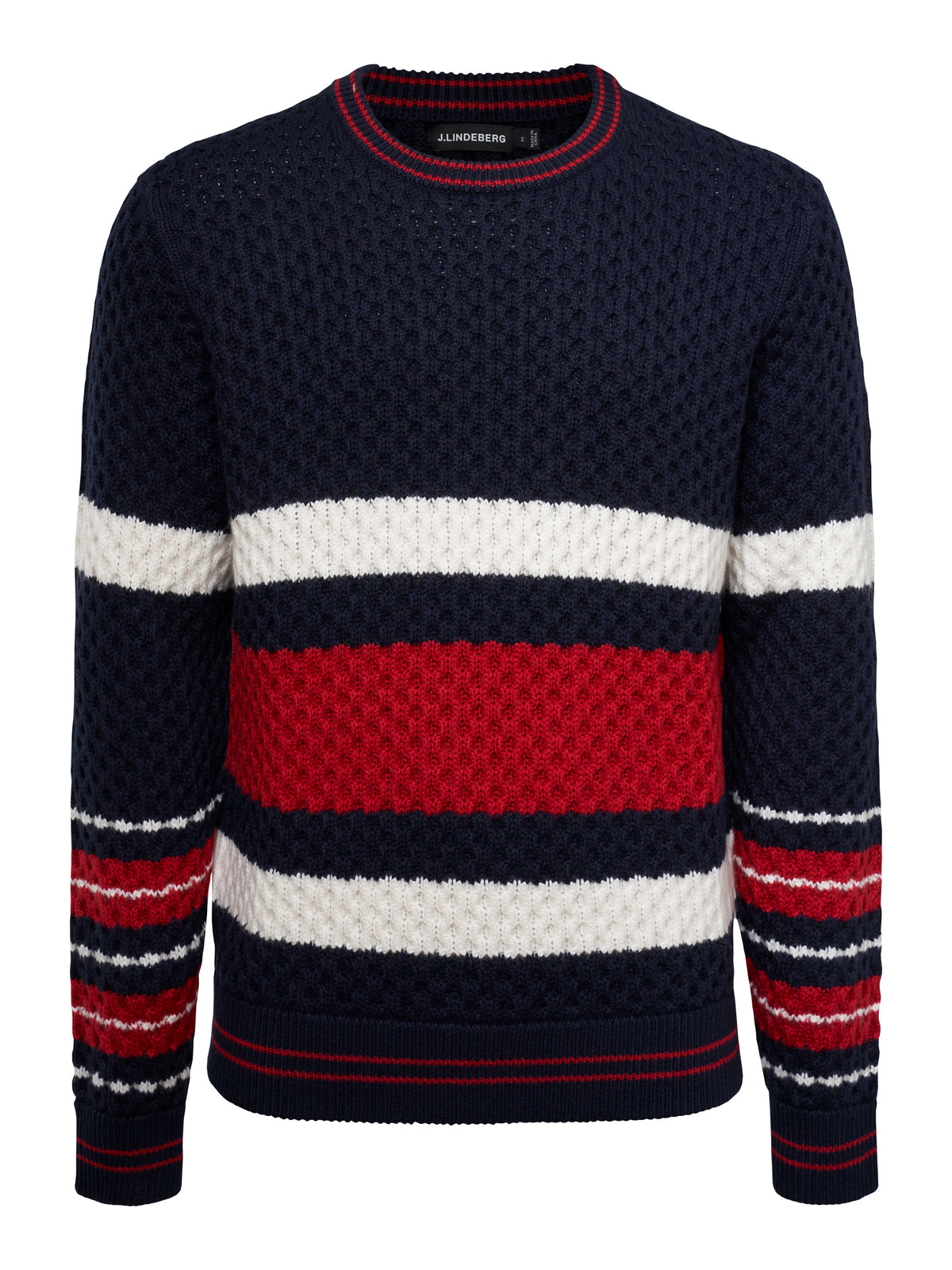 Orion Color Block Crew Neck / JL Navy