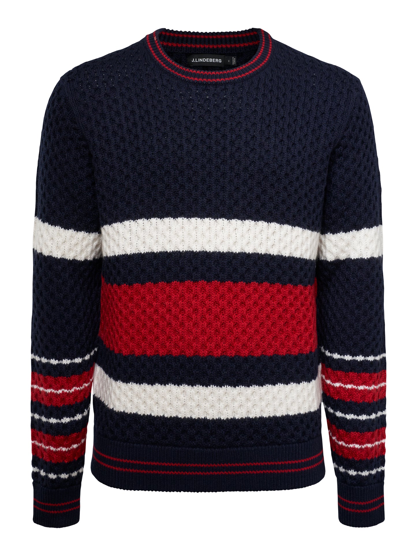 Orion Color Block Crew Neck / JL Navy