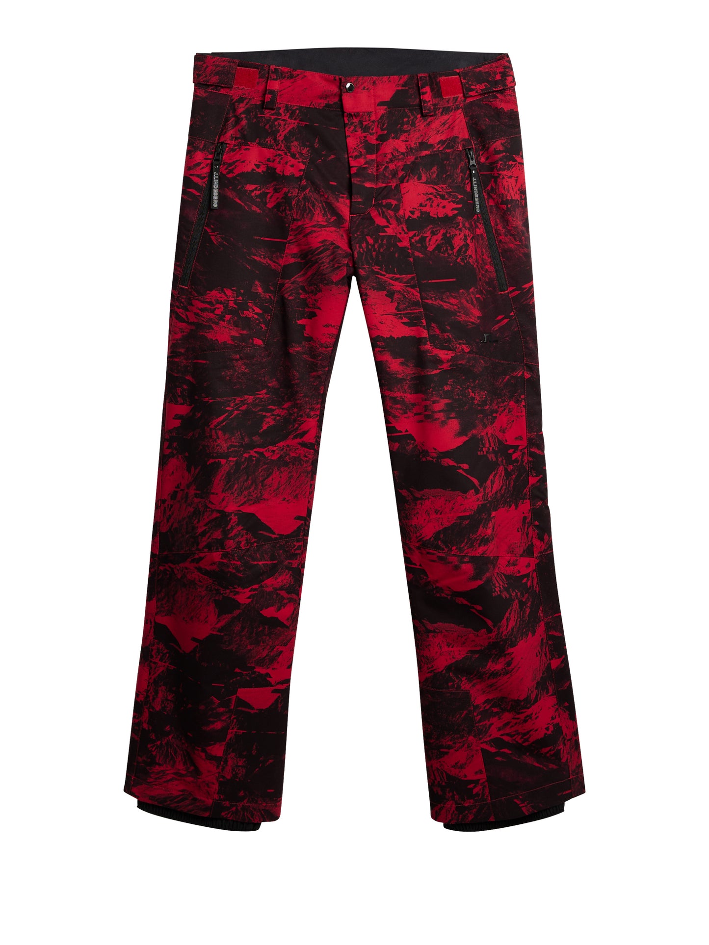 Clarke Pant Printed / Mountain Glitch Red